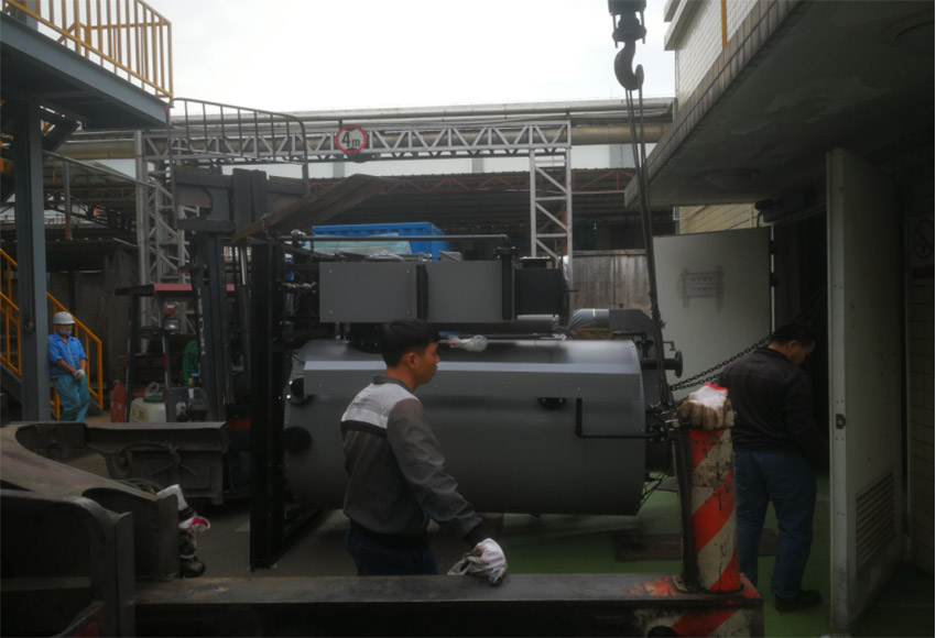 汽車配件制造商鍋爐搬遷施工