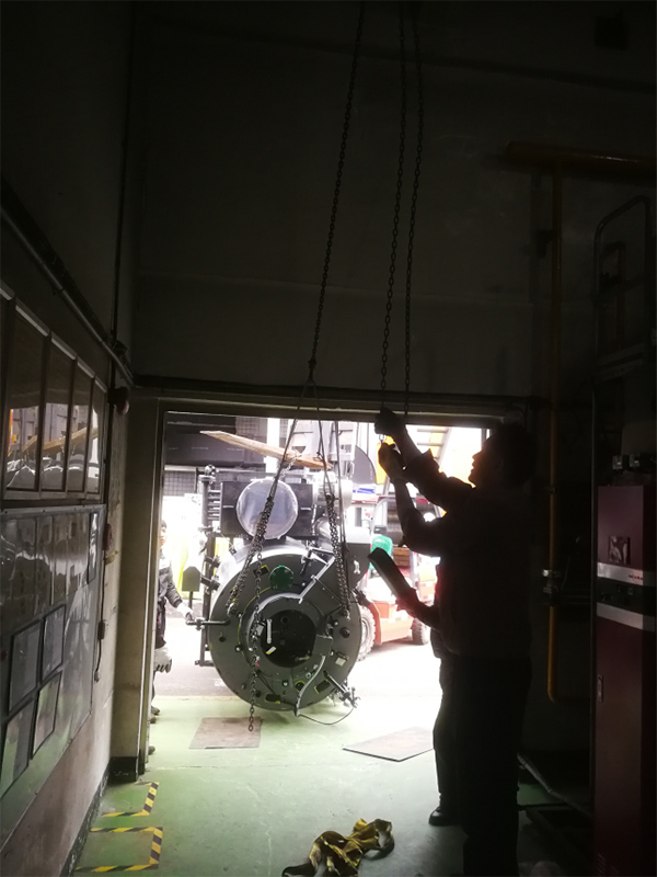 汽車配件制造商鍋爐搬遷施工