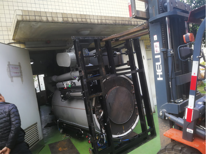 汽車配件制造商鍋爐搬遷施工