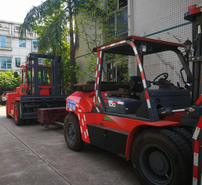 某五金制造商大型沖床搬遷