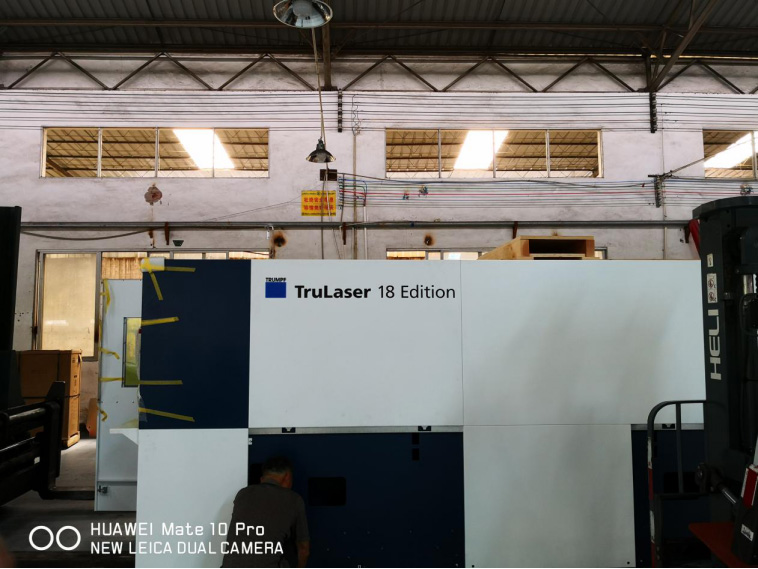 德國通快激光機搬運施工