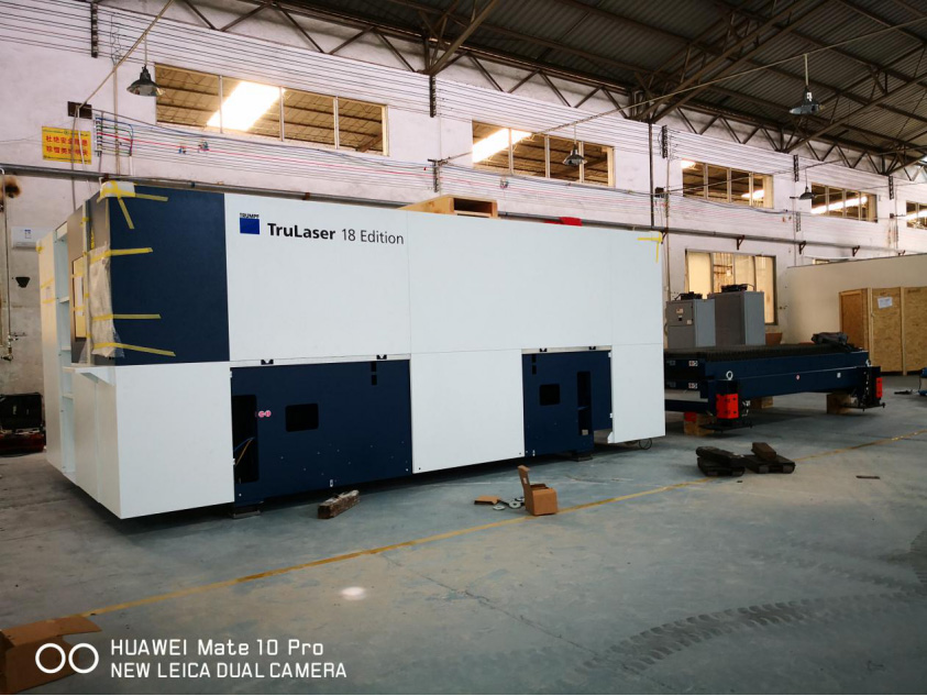 德國通快激光機搬運施工